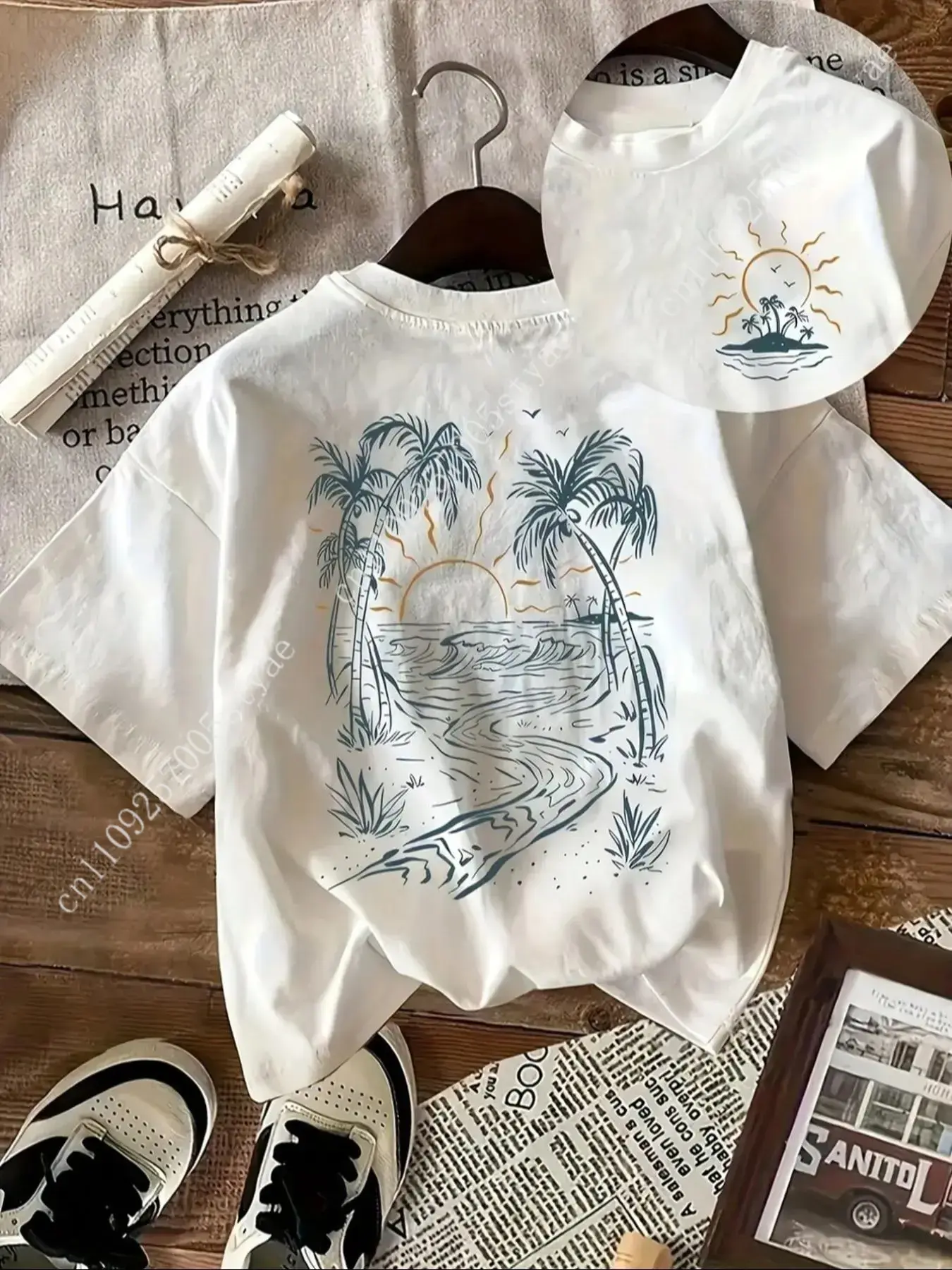 Quilt Cotton Summer - Женская футболка с круглым вырезом и