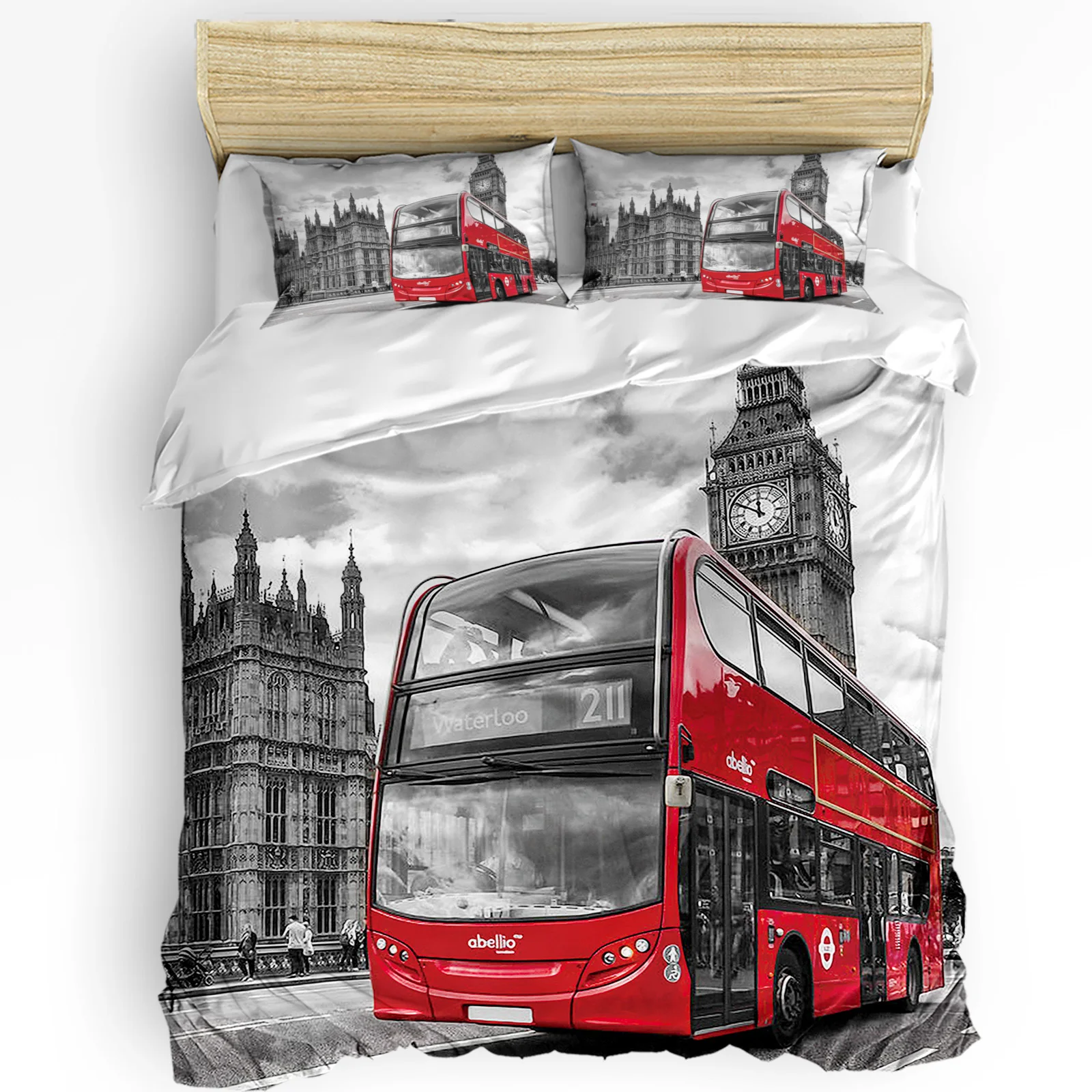 Home Textiles London - London Street Red Bus Биг Бен