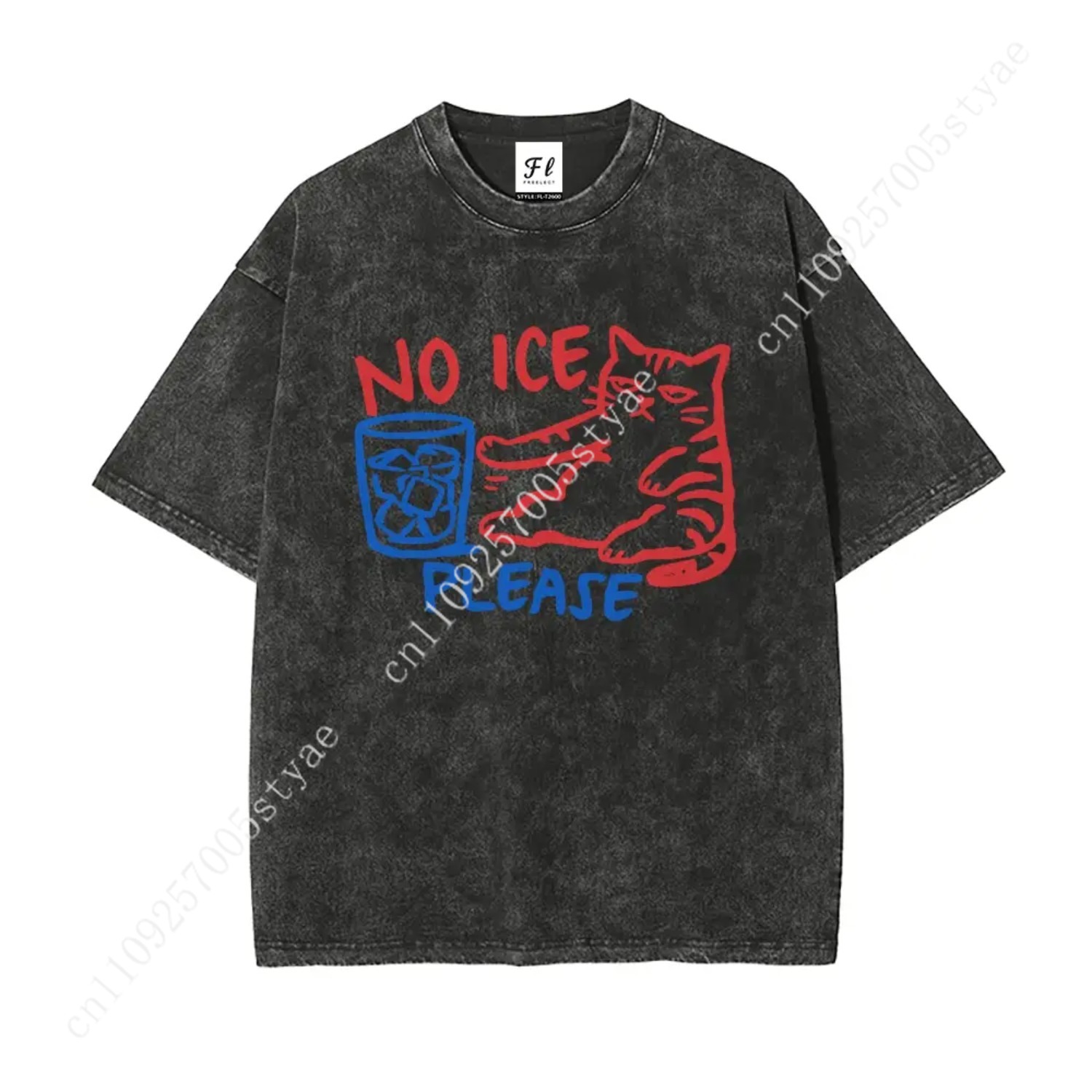 Quilt Cotton Summer - Футболка унисекс оверсайз No ICE Please