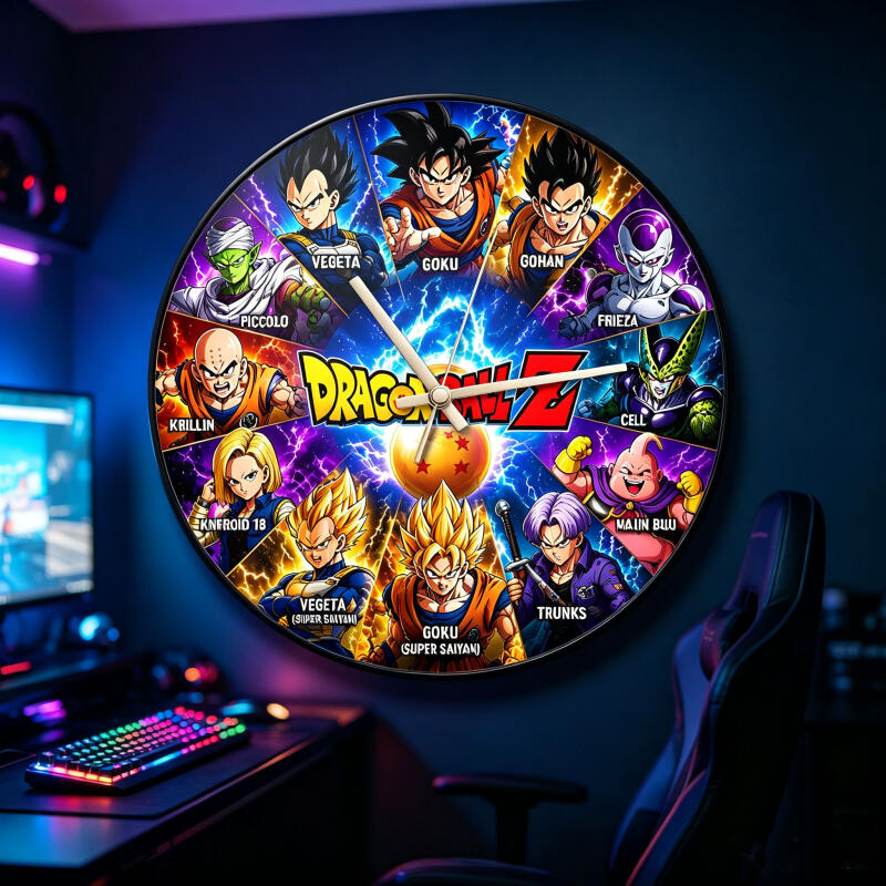 Xt Home Textiles - Настенные часы Dragon Ball Z, круглые,