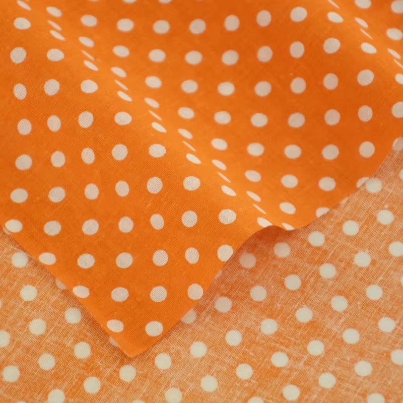 Белая оранжевая хлопковая ткан – обзор и цена Home Textiles And Decor