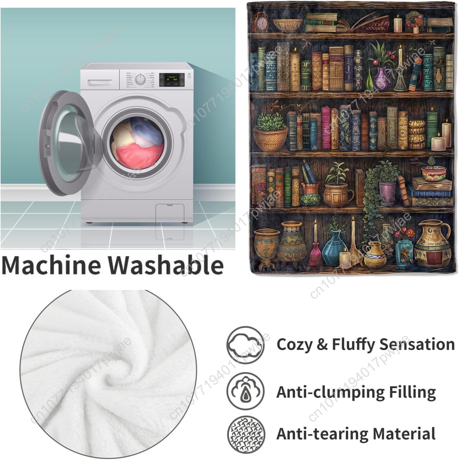 Винтажное одеяло для книжной п – обзор и цена Home Textiles And Decor